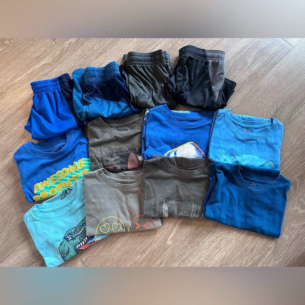 Boys Size 6/7 Bundle 12pc | Cat & Jack, All In Motion, Xersion, Wonder Nation